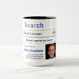 Anwältin Funny Custom Best Search Geschenkidee Ta Tasse