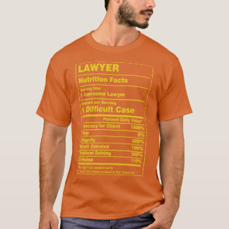 Anwältin für Ernährungsfragen T-Shirt