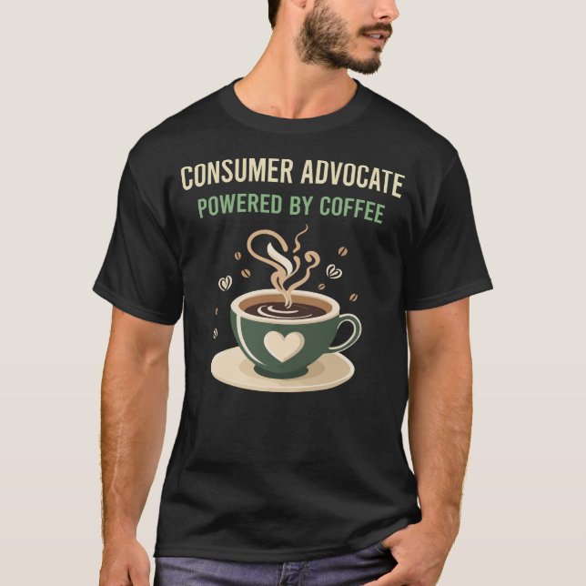 Anwältin für Kaffeekonsulin T-Shirt (Vorderseite)