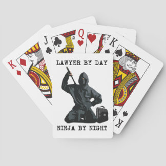Anwältin für Tag, Ninja für Nacht Spielkarten