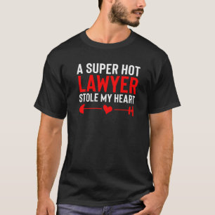 Anwältin stiehlte Niedliche Freundin-Ehefrau-Mütte T-Shirt