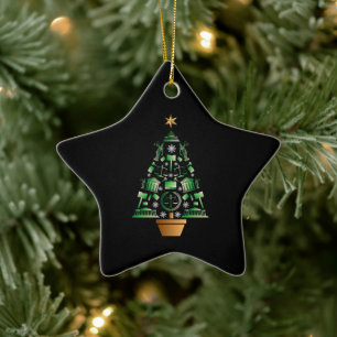 Anwaltsanwalt Weihnachtsbaum Keramik Ornament