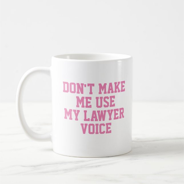 Anwaltsbüro - Geschenkidee Tasse | Funny Quote Slo (Links)