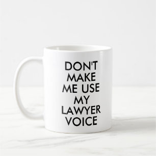 Anwaltsbüro Gift Tasse Funny Quote Slogan