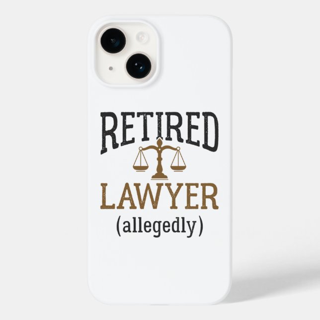 Anwaltskanzlei, angeblich "Retirement Attorney" Case-Mate iPhone Hülle (Rückseite)