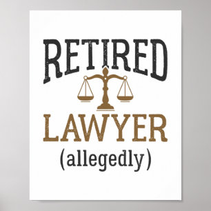 Anwaltskanzlei, angeblich "Retirement Attorney" Poster