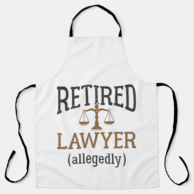 Anwaltskanzlei, angeblich "Retirement Attorney" Schürze (Vorderseite)