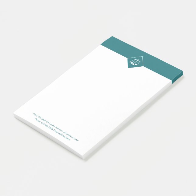 Anwaltskanzlei Thema Sticky Post Notizen (angewinkelt)