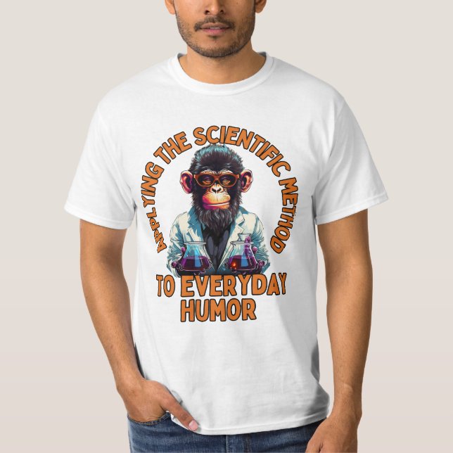 Anwendung der wissenschaftlichen Methode auf den a T-Shirt (Vorderseite)
