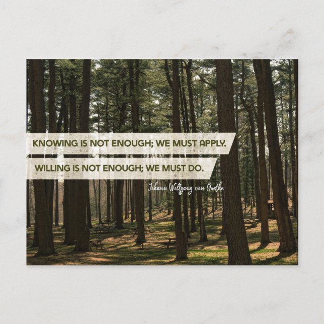 Anwendung und Durchführung Postkarte (Vorderseite)