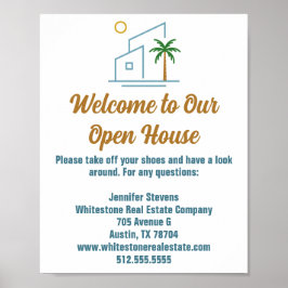 Anwesen Company Custom Open House Poster