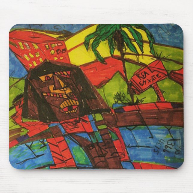 Anwesen-Crash Mousepad (Vorne)