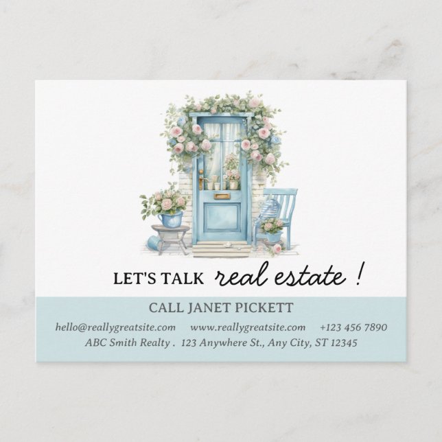 Anwesen Landwirtschaft oder Marketing Postkarte (Vorderseite)