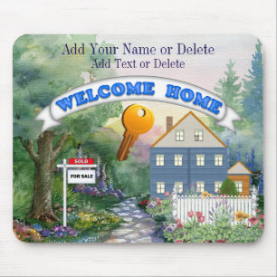 Anwesen-Maus-Pad zum Anpassen der Visitenkarte Mousepad