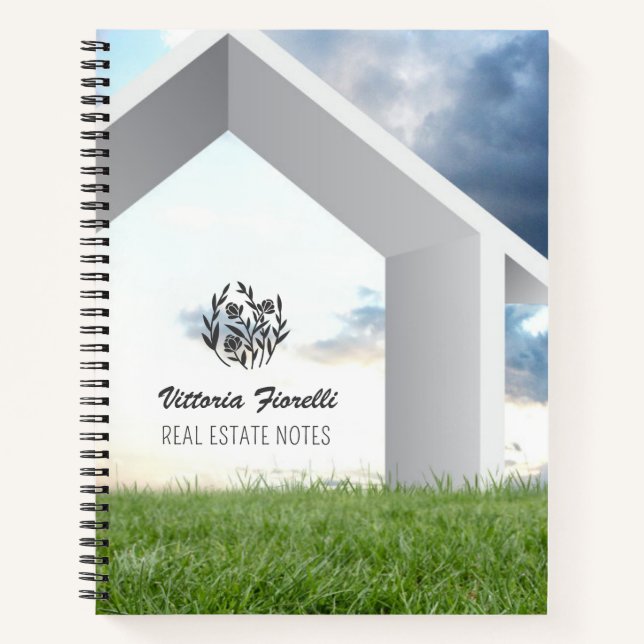 Anwesen-Notizen und kundenspezifische Sketchbook-N Notizbuch (Vorderseite)
