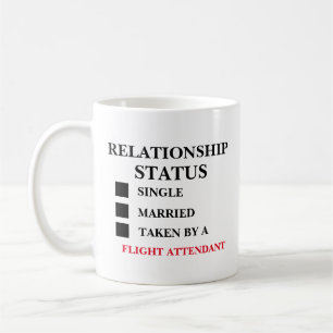 Anwesenheitsflugstatus Kaffeetasse