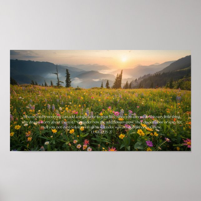 Anxiety and Worry Inspirational Words of Wisdom  Poster (Vorne)