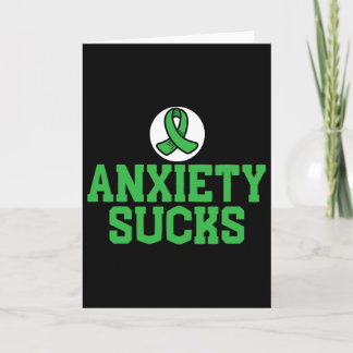 Anxiety Sucks Mental Health Awareness Support End  Karte