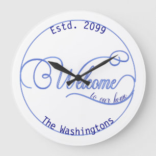 Any Color Bkg Herzlich willkommen auf unserer Zuha Große Wanduhr