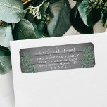 Any Text Christmas Greenerity & Wood Rücksendeadre<br><div class="desc">Fügen Sie eine stilvolle Finishing-Touch zu den Urlaubskarten-Umschlägen mit eleganten, individuellen Rücksendeadressen-Aufklebern hinzu. Der gesamte Text auf dieser Vorlage ist einfach zu personalisieren, um jeden beliebigen Text, wie zum Beispiel Frohe Weihnachten, Happy Holidays, Frohe Festtage, Neujahrsjubiläen etc., einzuschließen. Ändern Sie als Option Skripttypografie in Familiennamen, und verwenden Sie die Erholung...</div>