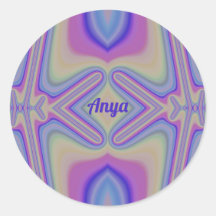 ANYA~ Hübsche Pastel Shades Fraktal ~ Personalisie