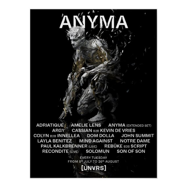 Anyma - [UNVRS] Poster (Vorderseite)
