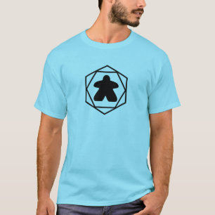 Anytime Meeple Black Art Mens Shirt