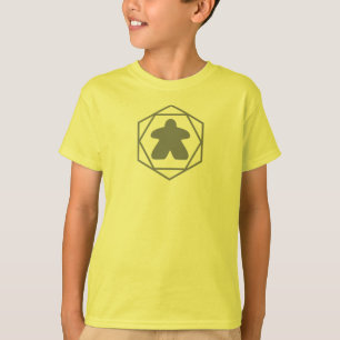 Anytime Meeple Gray Art Boys Shirt