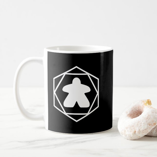 Anytime Meeple White Art Tasse (Mit Donut)