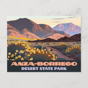 Anza Borrego Desert Staat Park California Postkarte