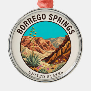 Anza-Borrego Desert State Park Kalifornien Ornament Aus Metall