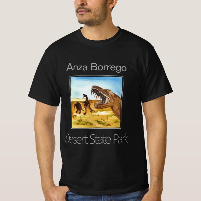 Anza-Borrego Dinosaur Skulpturen T-Shirt (Vorderseite)