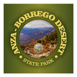 Anza-Borrego Wüste SP Poster