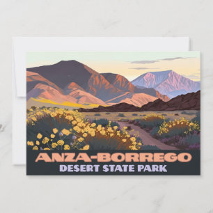 Anza Borrego Wüste Staat Park California Blume Einladung