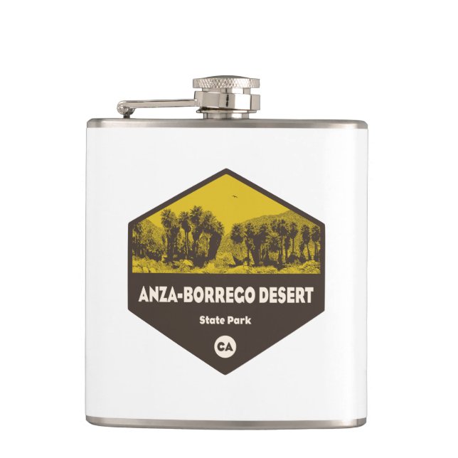 Anza-Borrego Wüste Staat Park/Garten: Flachmann (Vorderseite)