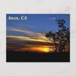 Anza, CA Postcard Postkarte