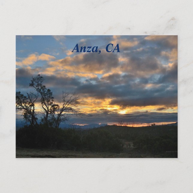 Anza, CA Postcard Postkarte (Vorderseite)