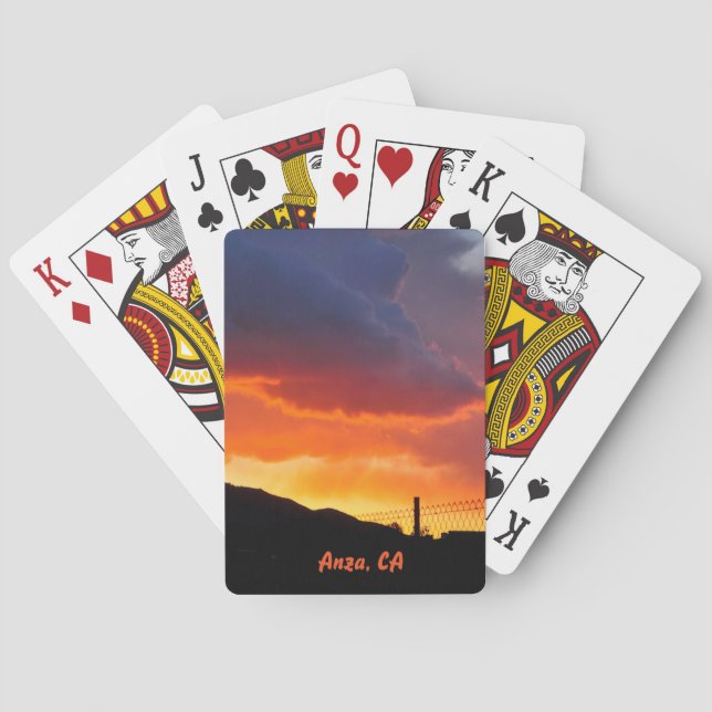 Anza, CA Spielkarten (Rückseite)