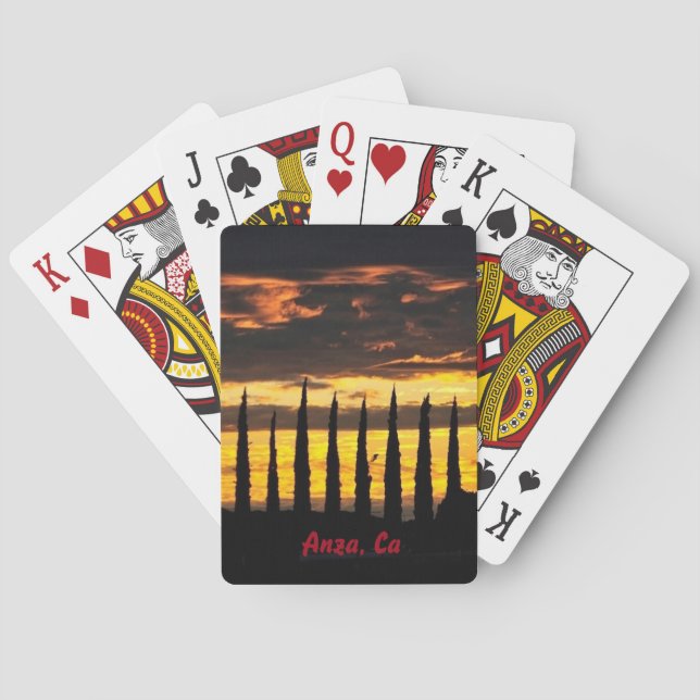 Anza, CA Spielkarten (Rückseite)