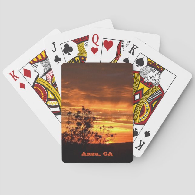 Anza, CA Spielkarten (Rückseite)
