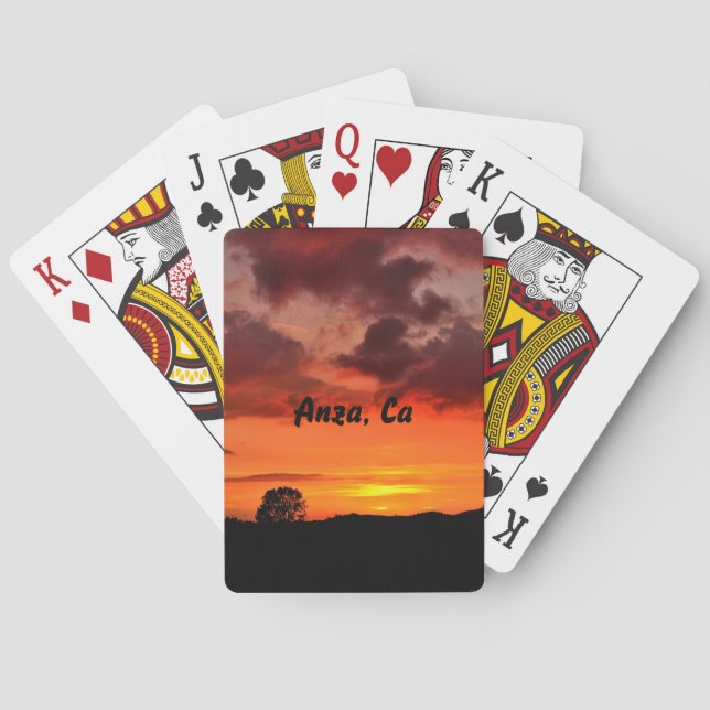 Anza, CA Spielkarten (Rückseite)