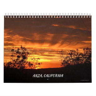 Anza, Kalifornien Zwölfmonatskalender Kalender