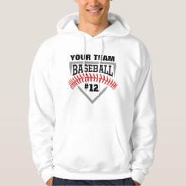 Anzahl der benutzerdefinierten Baseball-Team-Hoodi Hoodie