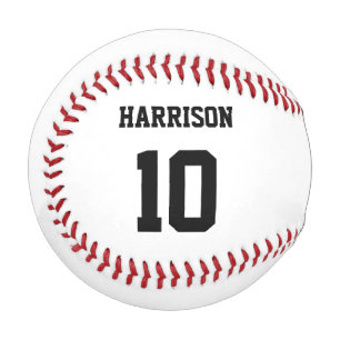 Anzahl der Schwarz-weißen individuelle Name für  Baseball