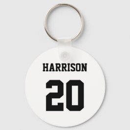 Anzahl der Schwarz-weißen individuelle Name für ve Schlüsselanhänger