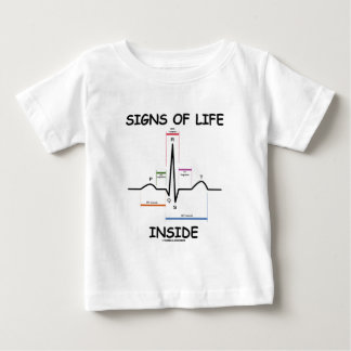 Anzeichen des Lebens im Inneren (EKG/EKG - Herzsch Baby T-shirt