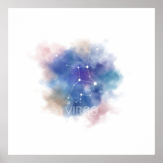 Anzeichen des Zodiac-Posters - Virgo Poster