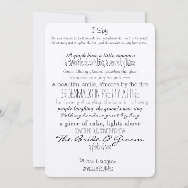 Anzeichen Einladung (Vorderseite)