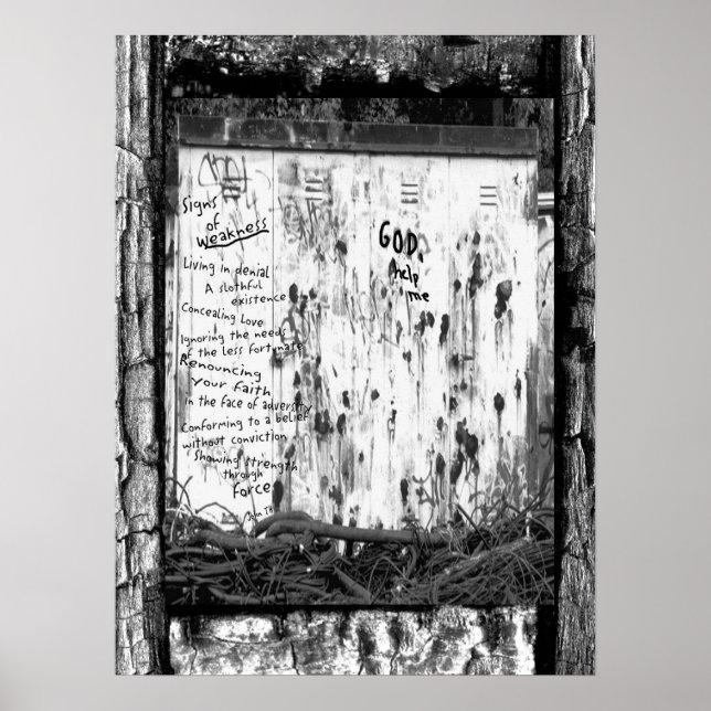 Anzeichen von Schwäche Poster (Vorne)