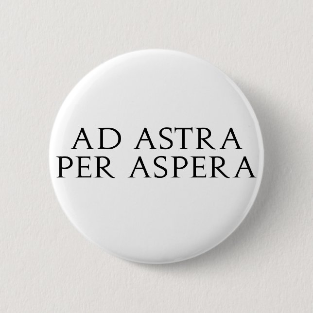 Anzeige Astra pro Aspera Button (Vorderseite)